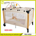 Hersteller NEU Baby Laufstall mit Windelwechsler, Spielzeug Bar mit 5 Spielzeug Faltbare Baby Playpens